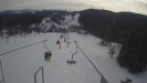 Snow park Paprsek - Lanovka - pohled dolů - 12.3.2023 v 14:55
