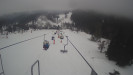 Snow park Paprsek - Lanovka - pohled dolů - 13.3.2023 v 09:55