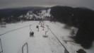 Snow park Paprsek - Lanovka - pohled dolů - 14.3.2023 v 10:55