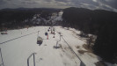 Snow park Paprsek - Lanovka - pohled dolů - 15.3.2023 v 13:55