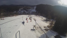 Snow park Paprsek - Lanovka - pohled dolů - 15.3.2023 v 15:55