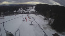 Snow park Paprsek - Lanovka - pohled dolů - 15.3.2023 v 17:55