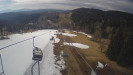 Snow park Paprsek - Lanovka - pohled dolů - 23.3.2023 v 08:55
