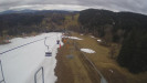 Snow park Paprsek - Lanovka - pohled dolů - 25.3.2023 v 09:05