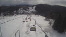 Snow park Paprsek - Lanovka - pohled dolů - 27.3.2023 v 15:55