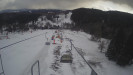 Snow park Paprsek - Lanovka - pohled dolů - 27.3.2023 v 16:55