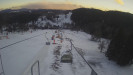 Snow park Paprsek - Lanovka - pohled dolů - 27.3.2023 v 18:55