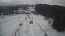 Snow park Paprsek - Lanovka - pohled dolů - 28.3.2023 v 09:55
