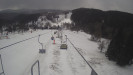 Snow park Paprsek - Lanovka - pohled dolů - 28.3.2023 v 11:55