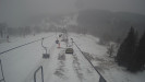 Snow park Paprsek - Lanovka - pohled dolů - 28.3.2023 v 15:55