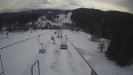 Snow park Paprsek - Lanovka - pohled dolů - 28.3.2023 v 16:55