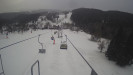 Snow park Paprsek - Lanovka - pohled dolů - 28.3.2023 v 17:55