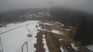 Snow park Paprsek - Lanovka - pohled dolů - 30.3.2023 v 09:55