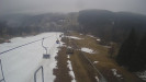 Snow park Paprsek - Lanovka - pohled dolů - 30.3.2023 v 14:55