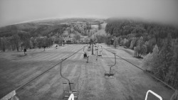 Lanovka - pohled dolů