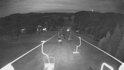 Lanovka - pohled dolů