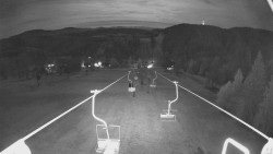 Lanovka - pohled dolů