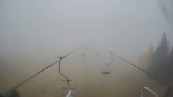 Lanovka - pohled dolů