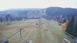 Lanovka - pohled dolů