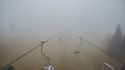 Lanovka - pohled dolů