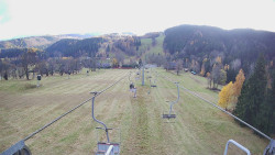 Lanovka - pohled dolů