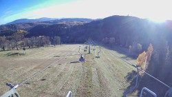 Lanovka - pohled dolů