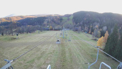Lanovka - pohled dolů