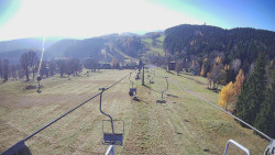 Lanovka - pohled dolů