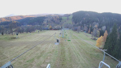 Lanovka - pohled dolů