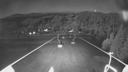 Lanovka - pohled dolů