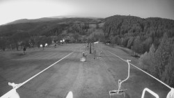 Lanovka - pohled dolů