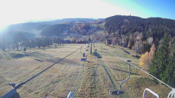 Lanovka - pohled dolů