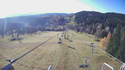 Lanovka - pohled dolů