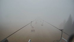 Lanovka - pohled dolů