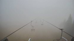 Lanovka - pohled dolů