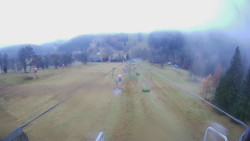 Lanovka - pohled dolů