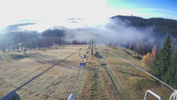 Lanovka - pohled dolů