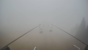 Snow park Paprsek - Lanovka - pohled dolů - 13.11.2025 v 09:01 Snow park Paprsek - Lanovka - pohled dolů - 13.11.2025 v 09:01