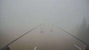 Snow park Paprsek - Lanovka - pohled dolů - 13.11.2025 v 10:01 Snow park Paprsek - Lanovka - pohled dolů - 13.11.2025 v 10:01