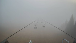 Lanovka - pohled dolů