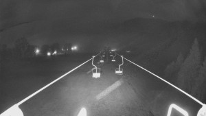 Snow park Paprsek - Lanovka - pohled dolů - 14.11.2025 v 04:01 Snow park Paprsek - Lanovka - pohled dolů - 14.11.2025 v 04:01