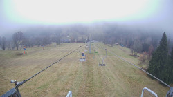 Lanovka - pohled dolů