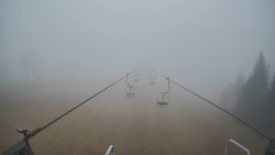 Lanovka - pohled dolů