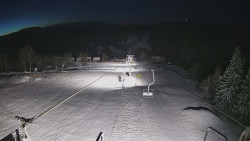 Lanovka - pohled dolů