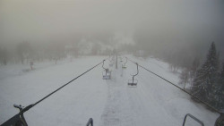 Lanovka - pohled dolů