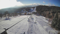 Lanovka - pohled dolů