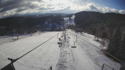 Lanovka - pohled dolů