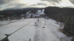 Lanovka - pohled dolů