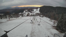 Lanovka - pohled dolů