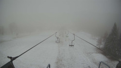 Lanovka - pohled dolů